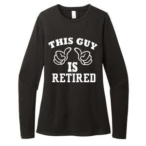 This Guy Is Retired Retirement Womens CVC Long Sleeve Shirt