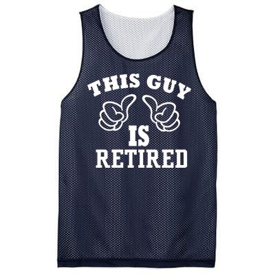 This Guy Is Retired Retirement Mesh Reversible Basketball Jersey Tank