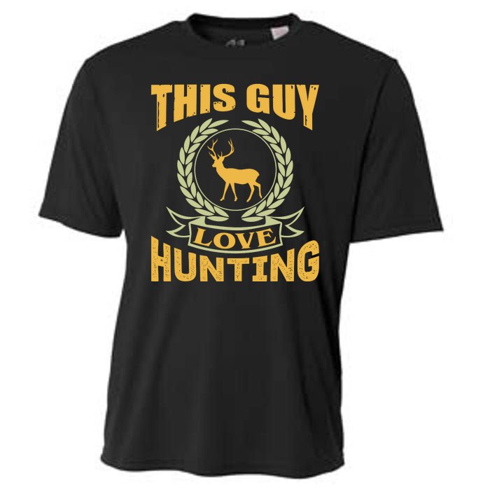 This Guy Love Hunting Cooling Performance Crew T-Shirt