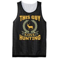 This Guy Love Hunting Mesh Reversible Basketball Jersey Tank