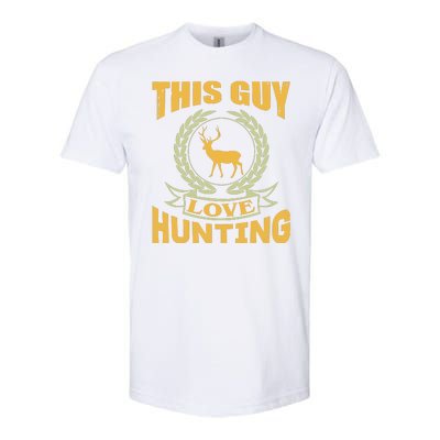 This Guy Love Hunting Softstyle CVC T-Shirt