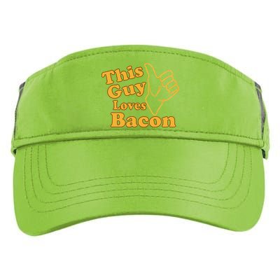 This Guy Loves Bacon Adult Drive Performance Visor