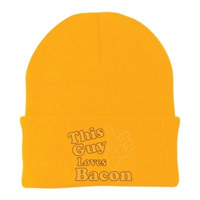 This Guy Loves Bacon Knit Cap Winter Beanie