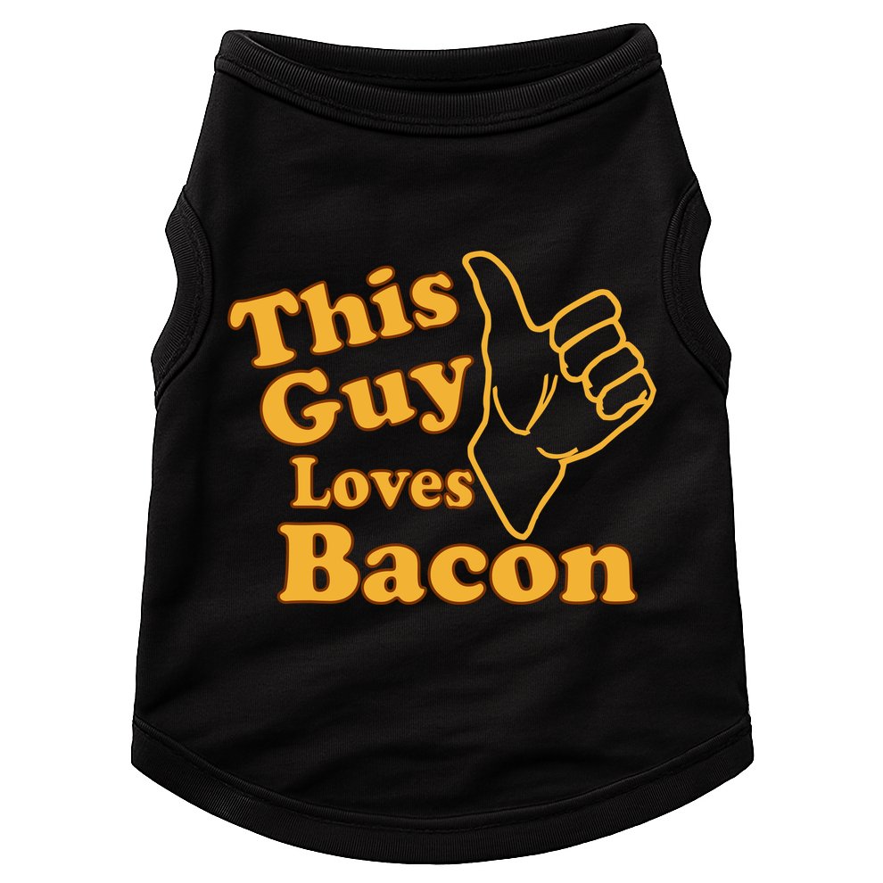 This Guy Loves Bacon Doggie Tank