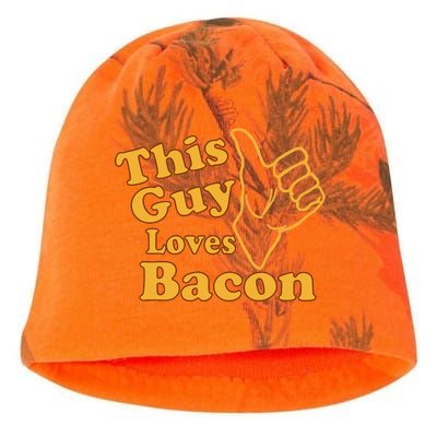 This Guy Loves Bacon Kati - Camo Knit Beanie