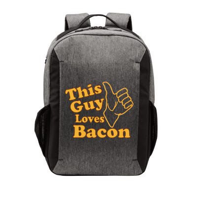 This Guy Loves Bacon Vector Backpack