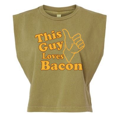 This Guy Loves Bacon Garment-Dyed Women's Muscle Tee