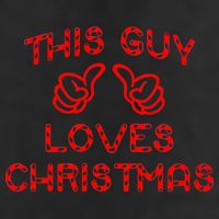 This Guy Loves Christmas Adult Drive Performance Visor