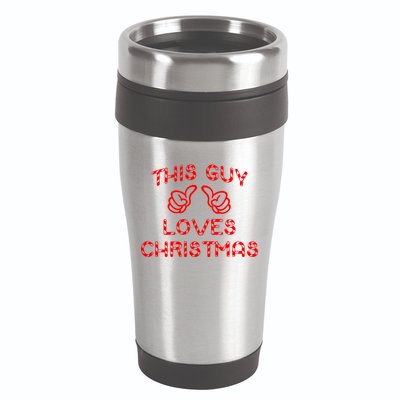 This Guy Loves Christmas 16oz Travel Tumbler