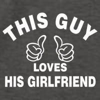 This Guy Loves His Girlfriend Vector Backpack