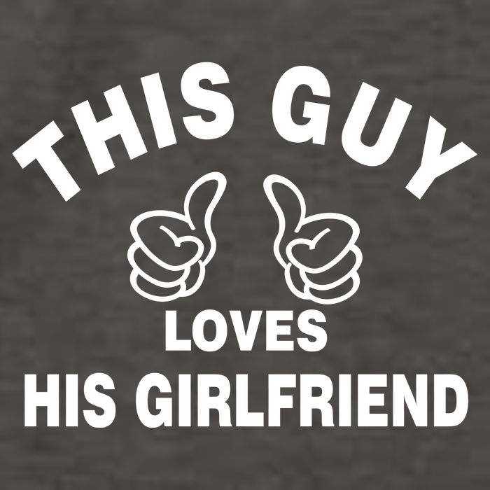 This Guy Loves His Girlfriend Vector Backpack