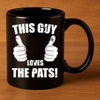 This Guy Loves The Pats 11oz C Handle Ceramic Mug