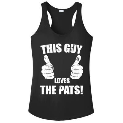 This Guy Loves The Pats Ladies PosiCharge Competitor Racerback Tank
