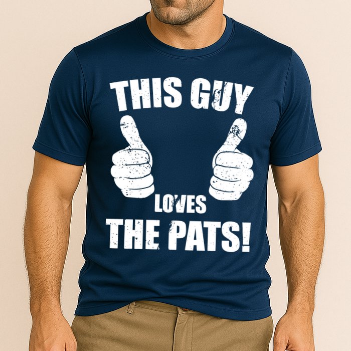 This Guy Loves The Pats Cooling Performance Crew T-Shirt