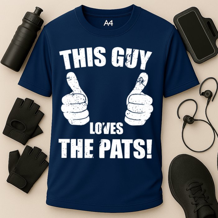 This Guy Loves The Pats Cooling Performance Crew T-Shirt