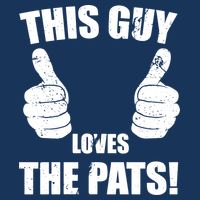 This Guy Loves The Pats 16 in Basic Backpack