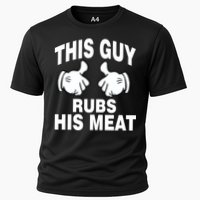 This Guy Rubs His Meat Cooling Performance Crew T-Shirt