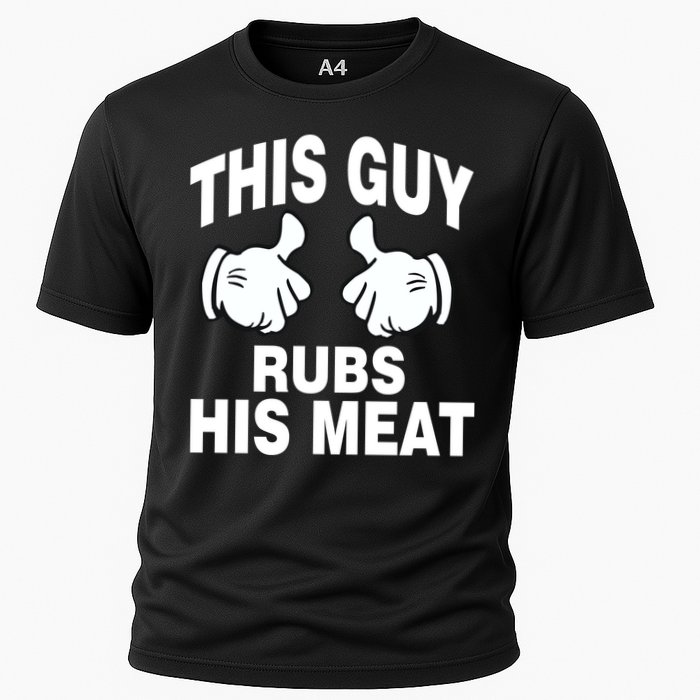 This Guy Rubs His Meat Cooling Performance Crew T-Shirt
