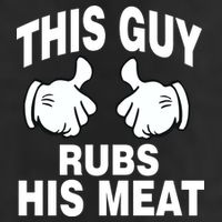This Guy Rubs His Meat Adult Drive Performance Visor