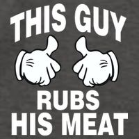 This Guy Rubs His Meat Vector Backpack
