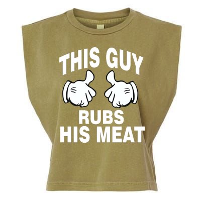 This Guy Rubs His Meat Garment-Dyed Women's Muscle Tee