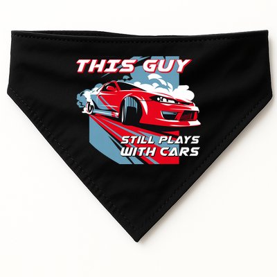 This Guy Still Plays With Cars USA-Made Doggie Bandana