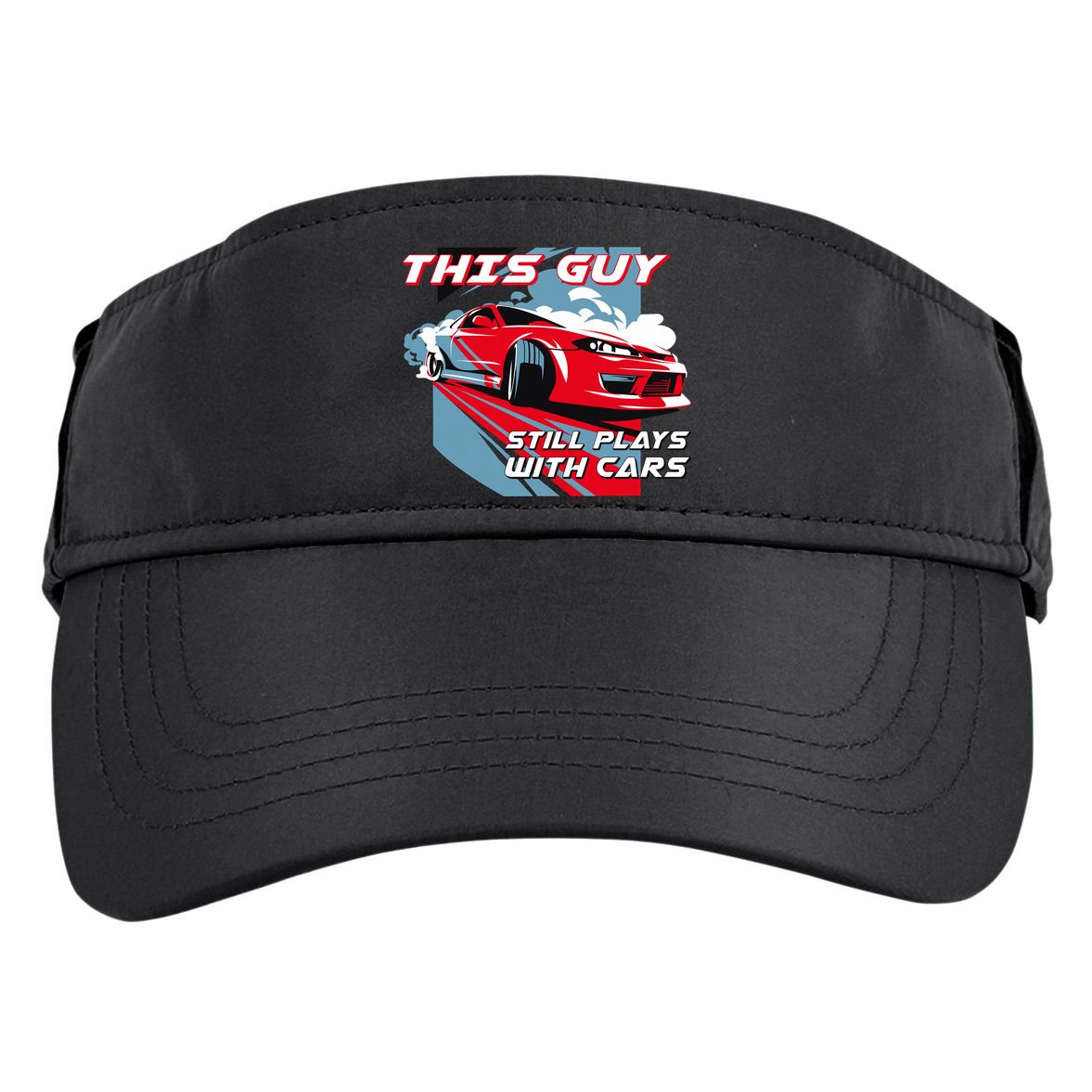 This Guy Still Plays With Cars Adult Drive Performance Visor