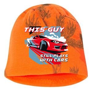 This Guy Still Plays With Cars Kati - Camo Knit Beanie