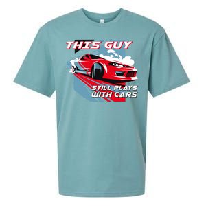 This Guy Still Plays With Cars Sueded Cloud Jersey T-Shirt