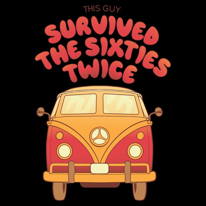 This Guy Survived The Sixties Twice Ladies Essential Flowy Tank