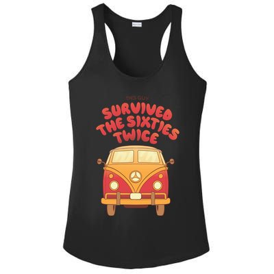 This Guy Survived The Sixties Twice Ladies PosiCharge Competitor Racerback Tank
