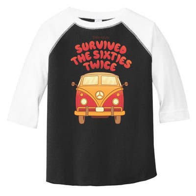 This Guy Survived The Sixties Twice Toddler Fine Jersey T-Shirt