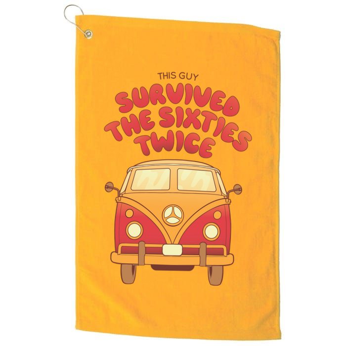 This Guy Survived The Sixties Twice Golf Towel