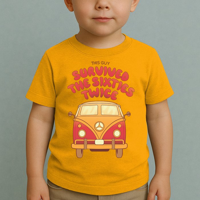 This Guy Survived The Sixties Twice Toddler T-Shirt