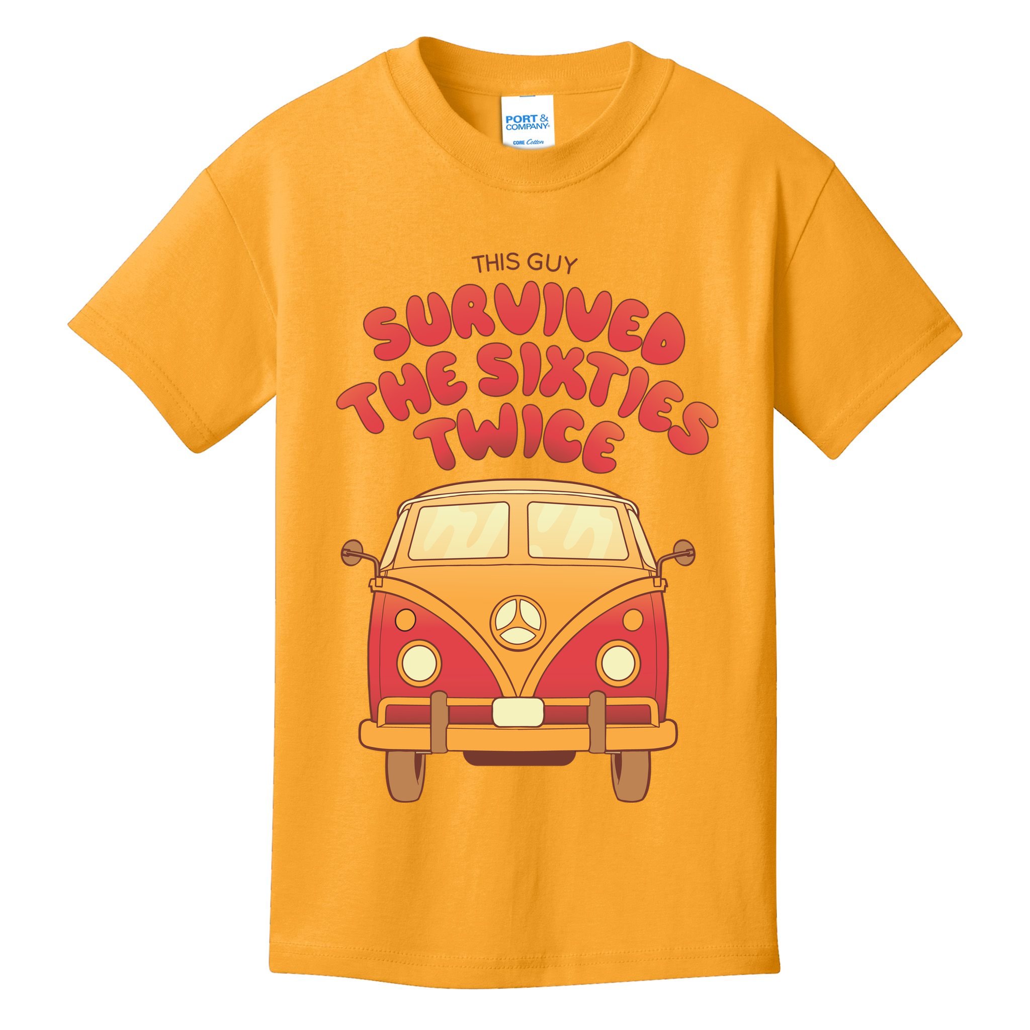 This Guy Survived The Sixties Twice Kids T-Shirt