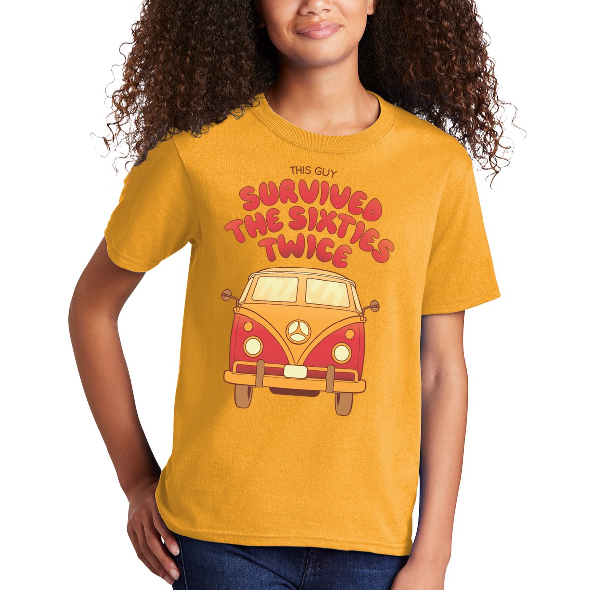 This Guy Survived The Sixties Twice Kids T-Shirt