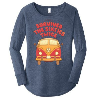 This Guy Survived The Sixties Twice Women's Perfect Tri Tunic Long Sleeve Shirt