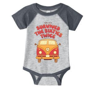 This Guy Survived The Sixties Twice Infant Baby Jersey Bodysuit