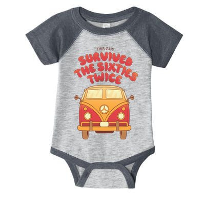 This Guy Survived The Sixties Twice Infant Baby Jersey Bodysuit