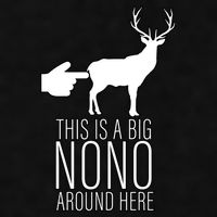 This Is A Big NO NO Don't Touch The Animals Ladies PosiCharge Tri-Blend Wicking Tank