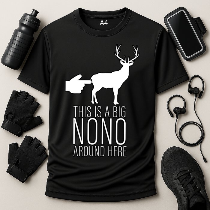 This Is A Big NO NO Don't Touch The Animals Performance Shirt