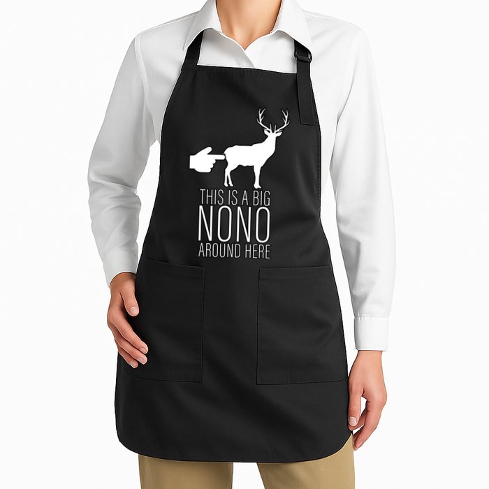 This Is A Big NO NO Don't Touch The Animals Apron