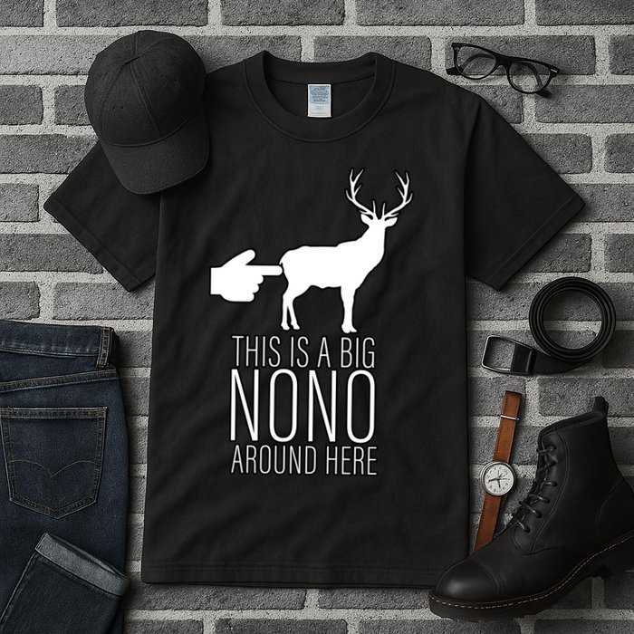 This Is A Big NO NO Don't Touch The Animals Tall T-Shirt