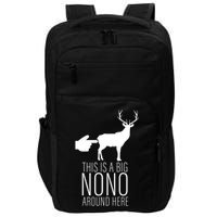 This Is A Big NO NO Don't Touch The Animals Impact Tech Backpack