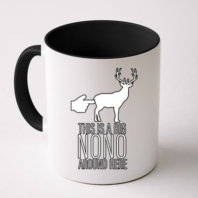 This Is A Big NO NO Don't Touch The Animals Mug