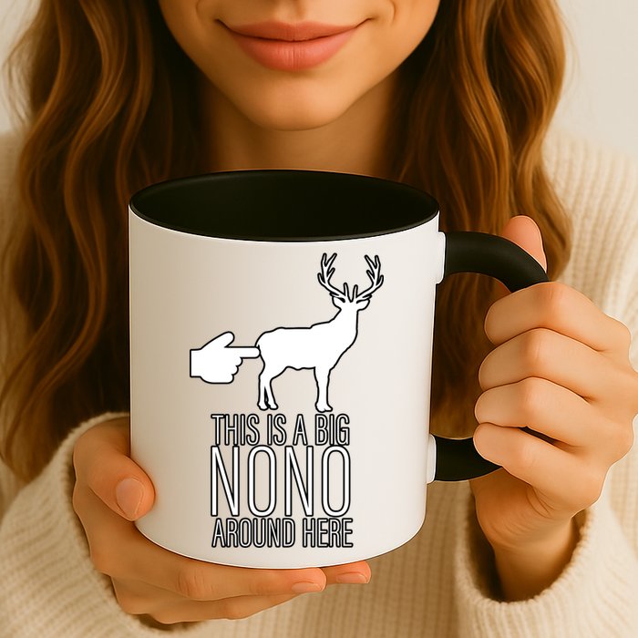 This Is A Big NO NO Don't Touch The Animals Mug
