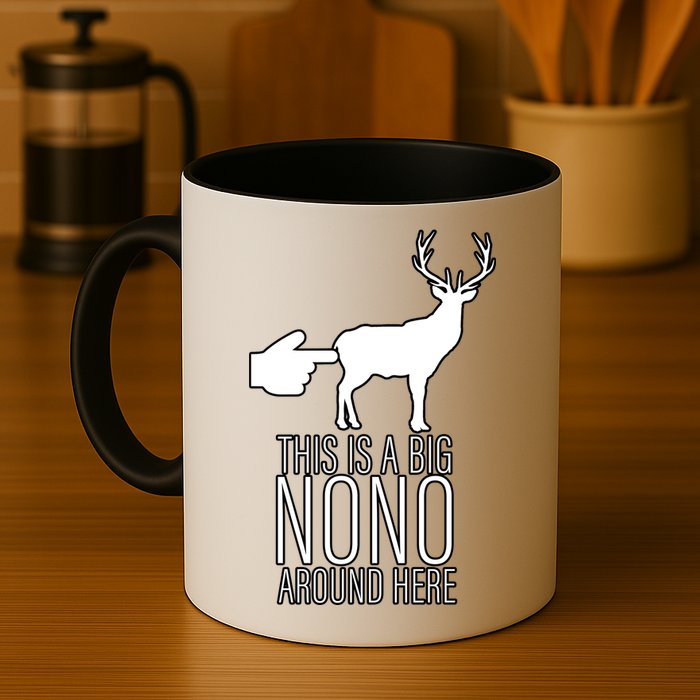 This Is A Big NO NO Don't Touch The Animals Mug