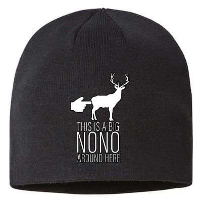 This Is A Big NO NO Don't Touch The Animals Sustainable Beanie