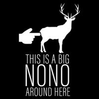 This Is A Big NO NO Don't Touch The Animals 16 in Basic Backpack