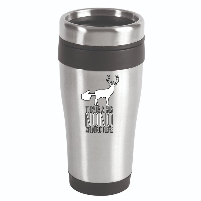 This Is A Big NO NO Don't Touch The Animals 16oz Travel Tumbler